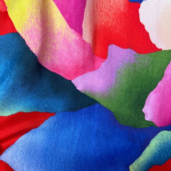 Farm Rio One Shoulder Multicolor Slim Floral Midi Dress Size XS - Picture 6 of 10